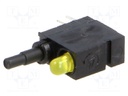 Switch: push-button; Pos: 2; SPDT; 0.5A/60VAC; 0.5A/60VDC; yellow