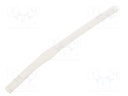 Insulating tube; Mat: silicone; natural; Øint: 3.5mm