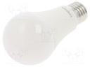 LED lamp; cool white; E27; 230VAC; 1055lm; 11W; 180°; 6500K