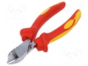 Pliers; side,cutting,insulated; 160mm; 1kVAC