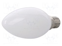 LED lamp; warm white; E14; 230VAC; 250lm; 3W; 330°; 2700K