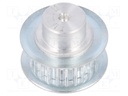 Belt pulley; T2.5; W: 4; 6mm; whell width: 16mm; Ø: 17mm; aluminium