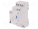 Relay: installation; bistable; NC + NO x3; Ucoil: 230VAC; 25A; IP20