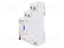Relay: installation; bistable; NC + NO; Ucoil: 24VAC; 17.6x90x65mm