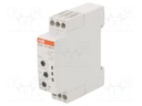 Analogue Timer, CT-D Series, Multifunction, 50 ms, 100 h, 7 Ranges, 1 Changeover Relay