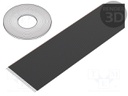 Wire: ribbon; 1.27mm; stranded; Cu; unshielded; PVC; black; 30.5m