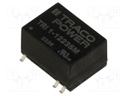 Converter: DC/DC; 1W; Uin: 10.8÷13.2V; Uout: 15VDC; Uout2: -15VDC