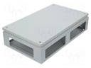 Enclosure: multipurpose; X: 300mm; Y: 500mm; Z: 120mm; with flange