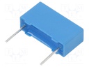 Capacitor: polyester; 100nF; 63VAC; 100VDC; Pitch: 10mm; ±5%