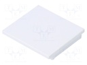 Cap for LED profiles; white; ABS; Application: VARIO30-08; V: D