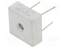 Bridge rectifier: single-phase; Urmax: 600V; If: 35A; Ifsm: 400A