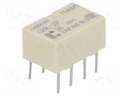 Relay: electromagnetic; DPDT; Ucoil: 24VDC; 0.3A/125VAC; 1A/30VDC