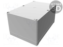 Enclosure: multipurpose; X: 160mm; Y: 240mm; Z: 120mm; 1555; ABS; grey