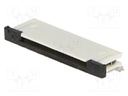 Connector: FFC (FPC); horizontal; PIN: 20; ZIF,top contacts; SMT