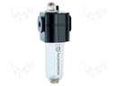 Lubricator; BSP 3/8"; bowl mat: polycarbonate; 60ml; 10bar