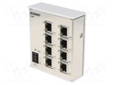 Industrial module: switch Ethernet; unmanaged; 24VDC; RJ45; IP20