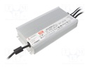 Power supply: switched-mode; LED; 480W; 12VDC; 40A; 90÷305VAC; IP67