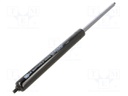 Gas spring; Thread: M8; E: 455mm; Øout: 27mm; Piston diam: 14mm