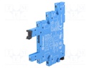 Socket; PIN: 5; 6A; 250VAC; Mounting: DIN; Leads: screw terminals