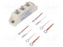 Module: thyristor; double series; 1.6kV; 106A; Ifmax: 166A; screw