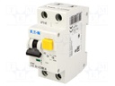 RCBO breaker; Inom: 6A; Ires: 30mA; Max surge current: 250A; 230V