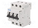 Circuit breaker; 230/400VAC; Inom: 4A; Poles: 3; DIN; Charact: Z