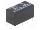 Relay: electromagnetic; DPDT; Ucoil: 12VDC; 0.5A/125VAC; 1A/30VDC