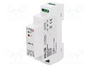 Relay: installation; bistable; SPDT; 230VAC; Mounting: DIN; 16A