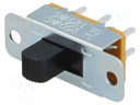 Switch: slide; Pos: 2; DPDT; 3A/250VAC; ON-ON; Mounting: THT,screw