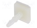 PCB distance; polyamide; L: 11.1mm; self-adhesive,snap fastener