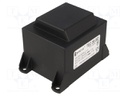 Transformer: encapsulated; 30VA; 230VAC; 12V; 12V; 1250mA; 1250mA