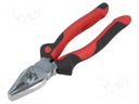 Pliers; universal; 200mm; PROFESSIONAL; Blade: about 62 HRC