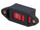 Switch: slide; Pos: 2; DPDT; 12A/250VAC; ON-ON; Mounting: screw