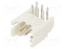 Socket; wire-board; male; 2mm; PIN: 6; THT; 100V; 2A; angled