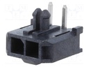 Connector: wire-board; plug; female; -40÷105°C; PIN: 2; Layout: 1x2