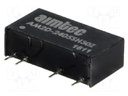 Converter: DC/DC; 2W; Uin: 21.6÷26.4V; 5VDC; Iout: 400mA; SIP7; 2.5g