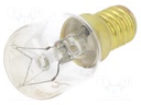 Filament lamp: miniature; 230VAC; 25W; E14; Ø25mm; L: 57mm; 160lm