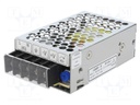 Power supply: industrial; single-channel,universal; 25W; 5VDC