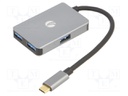 OTG,USB 3.0,USB 3.1; nickel plated; black; 5Gbps; silver; PVC