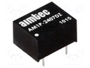 Converter: DC/DC; 1W; Uin: 21.6÷26.4V; Uout: 7.2VDC; Uout2: -7.2VDC