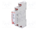 Module: temperature monitoring relay; temperature; 230VAC; DIN