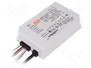 Power supply: switched-mode; LED; 65W; 27÷36VDC; 1750mA; IP67; 430g