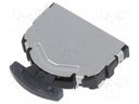 Microswitch TACT; Pos: 2; 0.01A/5VDC; SMT; none; 11.8x11.7mm; 2.5mm