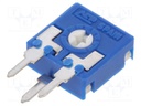 Potentiometer: mounting; single turn,vertical; 4.7kΩ; 0.15W; ±20%