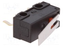 Microswitch SNAP ACTION; with lever; SPDT; 1A/125VAC; 1A/30VDC