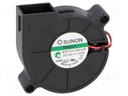 Fan: DC; blower; 12VDC; 51.7x51.6x15mm; 7.65m3/h; 39.8dBA; Vapo