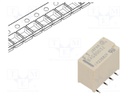 Relay: electromagnetic; DPDT; Ucoil: 3VDC; 0.3A/125VAC; 1A/30VDC