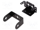 Adapter; black; Kit: mechanical parts,joining components