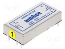 Converter: DC/DC; 40W; Uin: 36÷75V; Uout: 15VDC; Uout2: -15VDC; 2"x1"