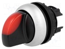 Switch: rotary; Stabl.pos: 2; 22mm; red; Illumin: M22-FLED,M22-LED